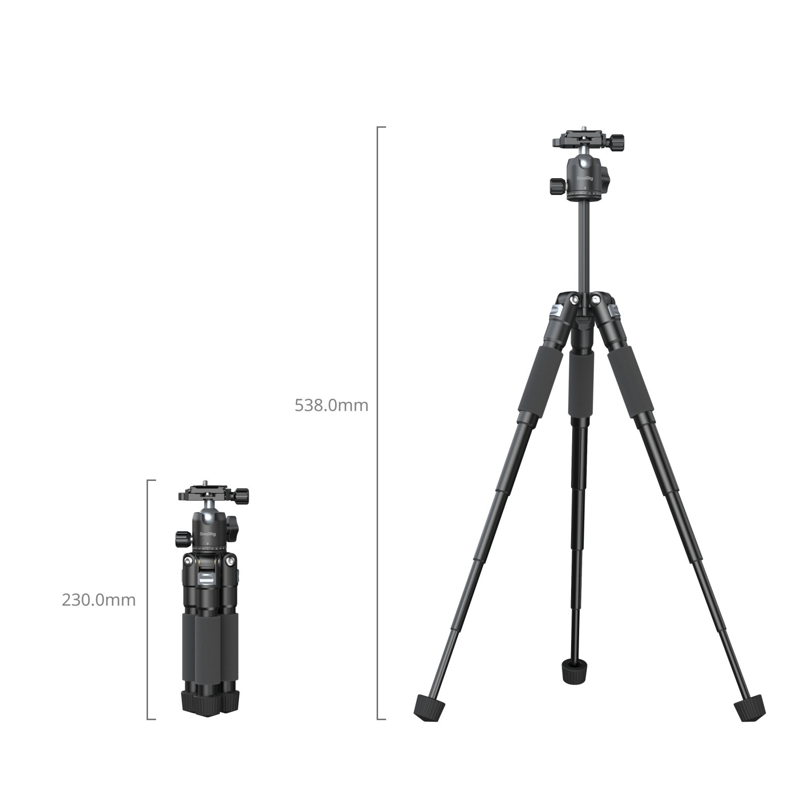 SmallRig 5470 VT-20 Pro 3kg Taşıma Kapasiteli Masaüstü Tripodu 53.8cm Maksimum Yükseklik