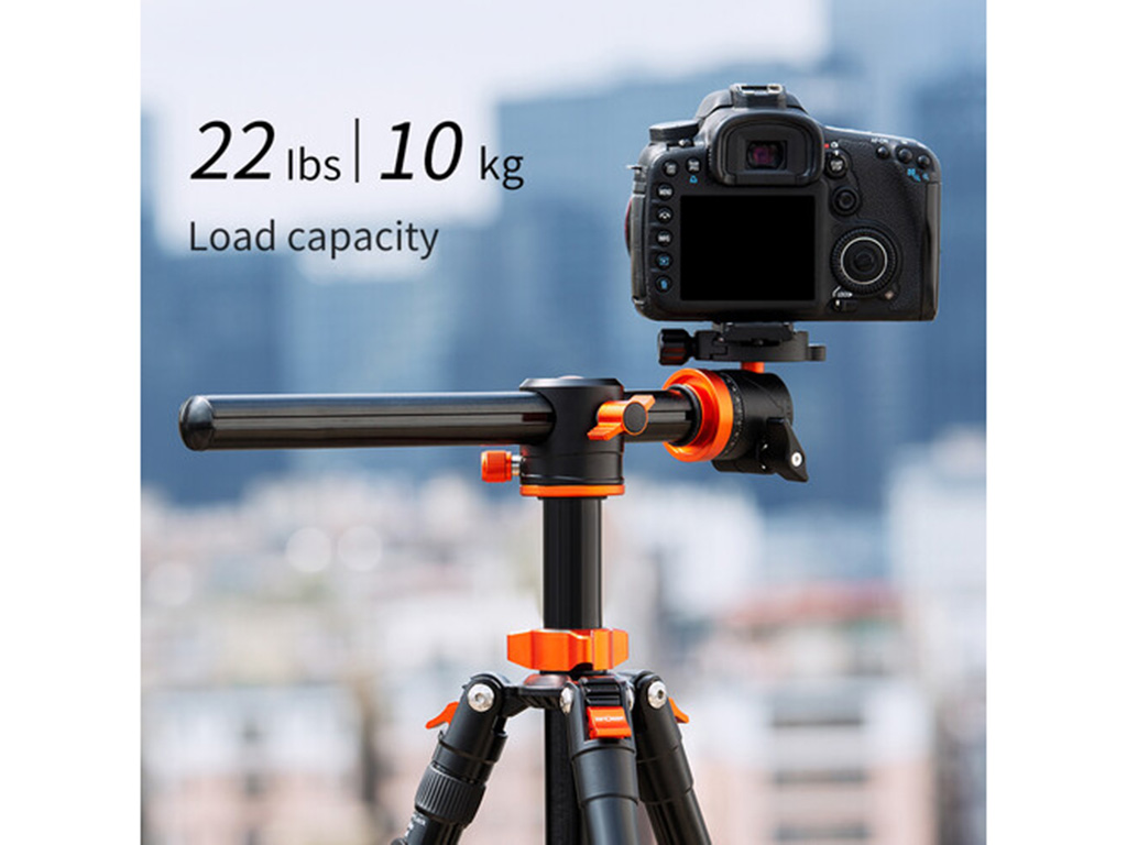 K&F Concept SA254T2 185cm Alüminyum Kompakt Tripod (KF09.090)