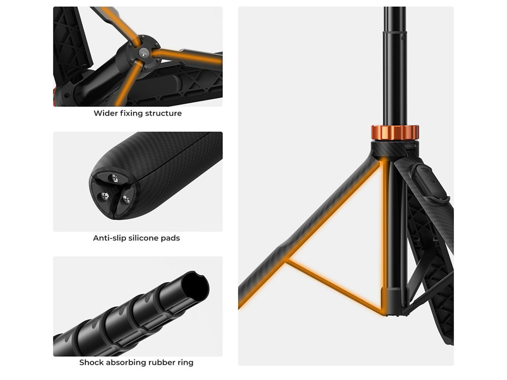 K&F Concept 2-IN-1 Selfie Çubuğu Tripod (KF09.127V1)