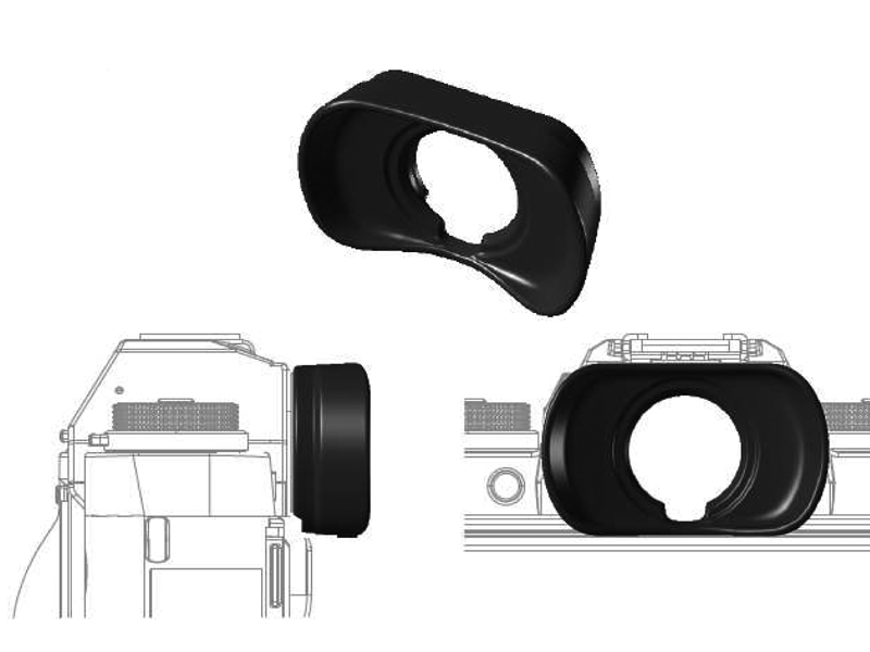 Fujifilm EC-XT L Eyecup Ekstra Büyük Bakaç GFX100 / GFX 50S / X-H1 / X-T4 / X-T3 / X-T2 / X-T1 İle Uyumludur