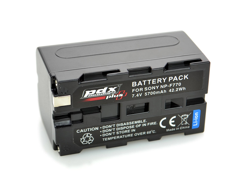 Pdx Prodigix NP-F770 5700 mAH Sony Muadili Batarya