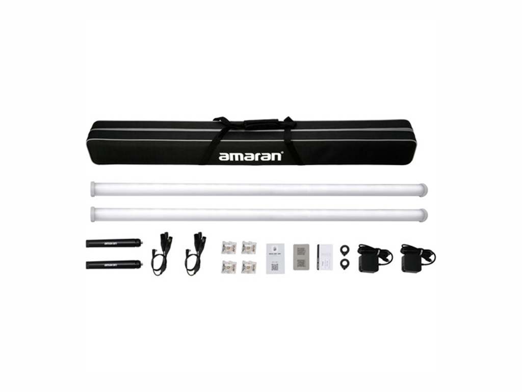 Aputure Amaran PT4c 120cm RGBWW Piksel Tüp LED Işık 2'li Kit