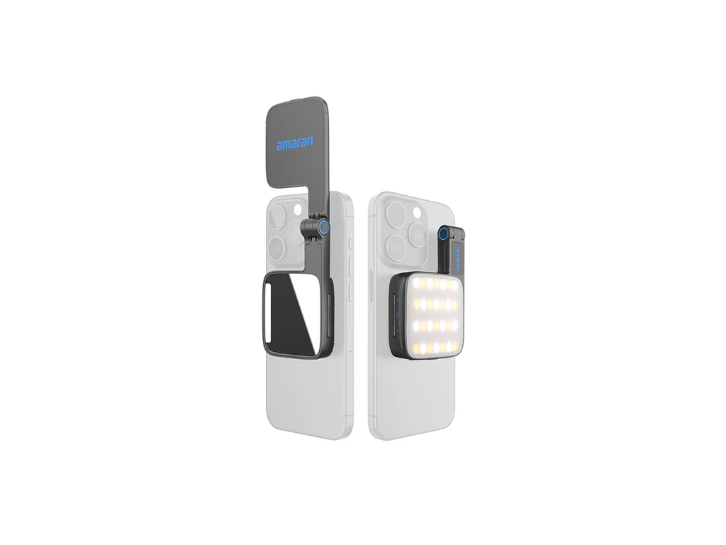 Aputure Amaran Go MagSafe Mobil LED Işık (Siyah)