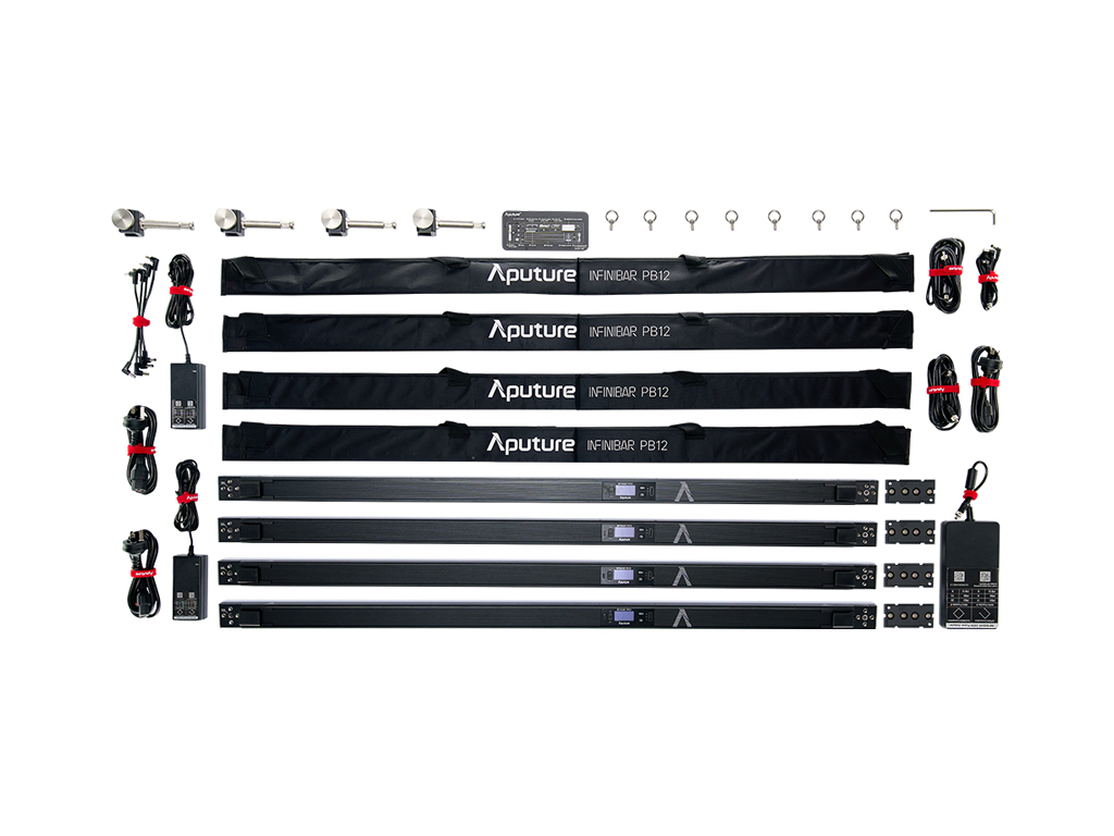 Aputure Infinibar PB12 4'lü 120cm RGBWW Piksel Bar LED Işık Kiti