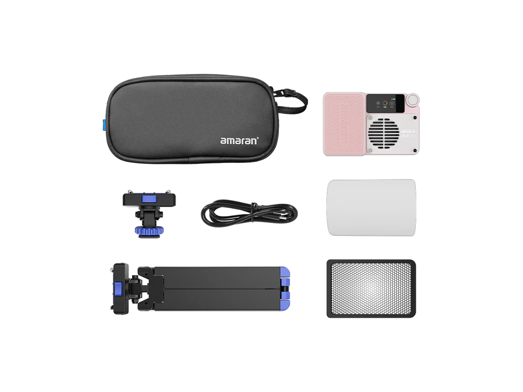 Aputure Amaran Ace 25c RGB LED Işık Kiti (Pembe)