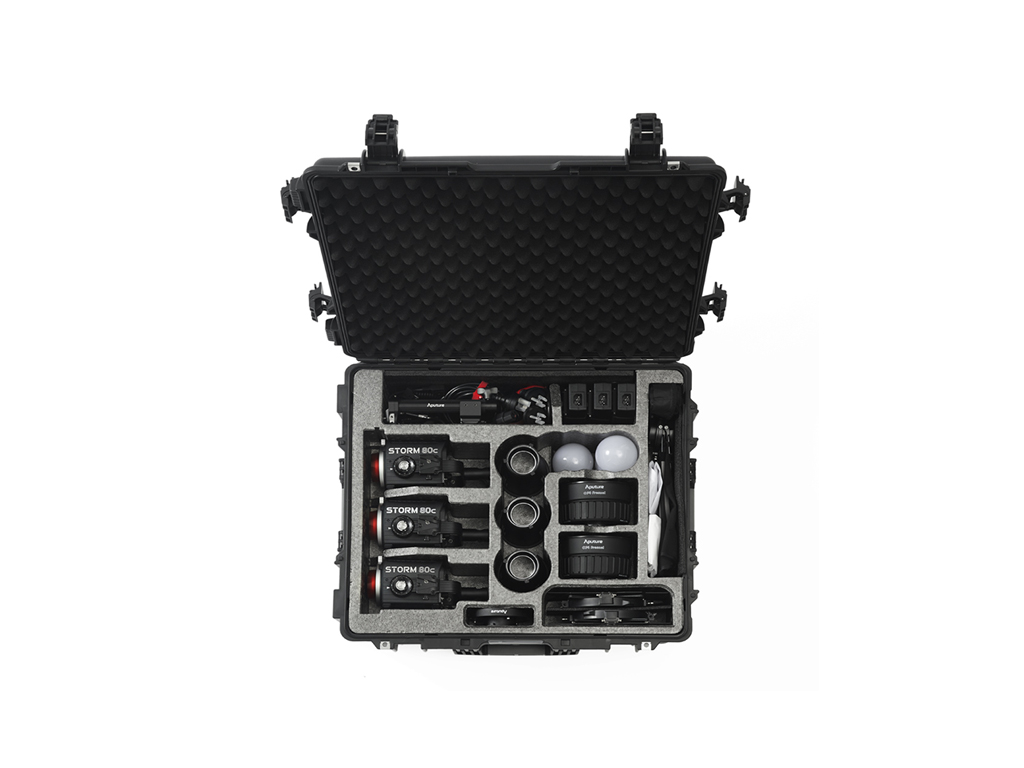 Aputure Storm 80c 3'lü LED Işık Kiti