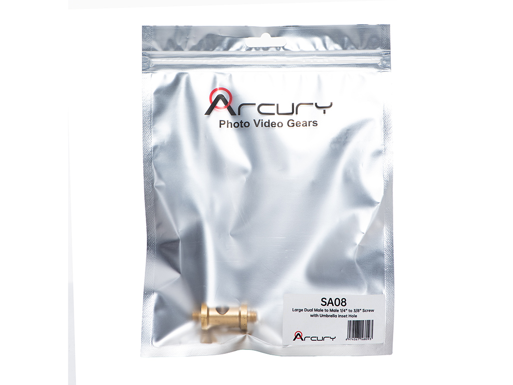 Arcury 1/4"-3/8" Brass Screw Adapter (SA-08)
