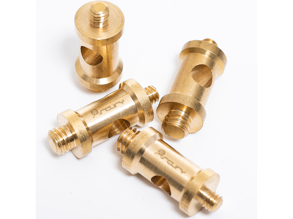 Arcury 1/4"-3/8" Brass Screw Adapter (SA-08)