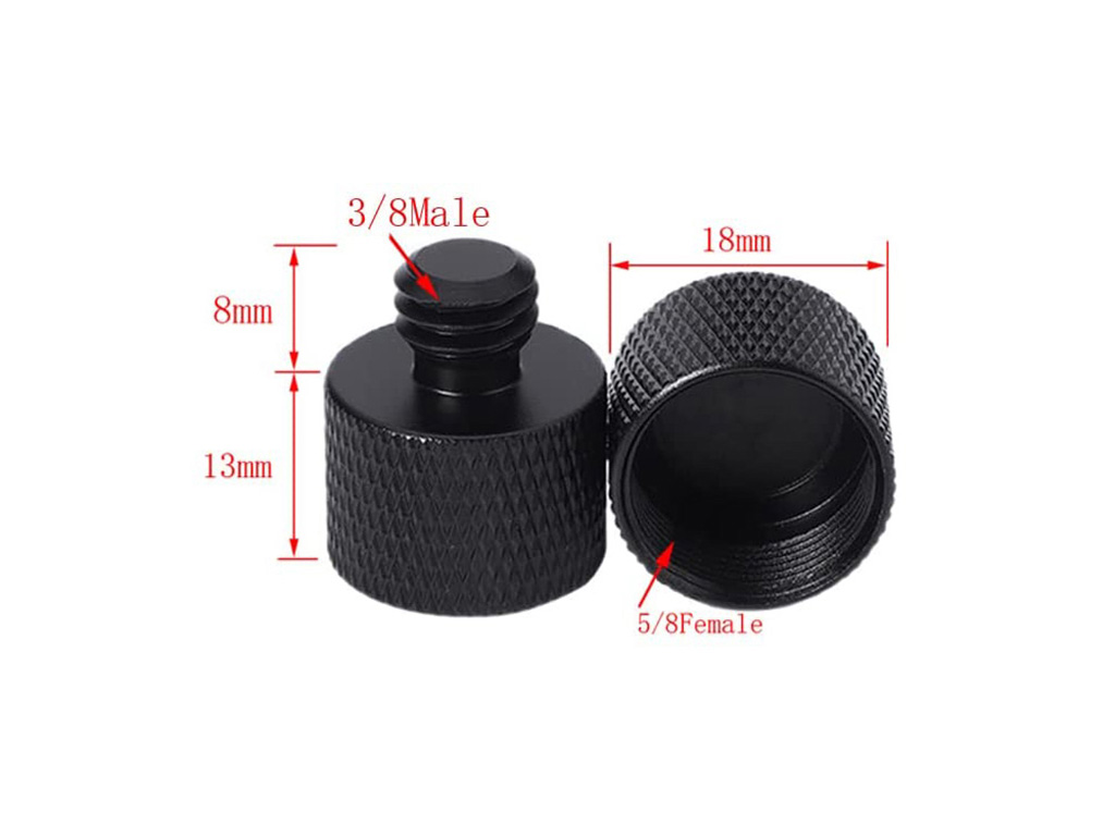Arcury 5/8"-27 Female To 3/8"-16 Male Screw Adapter (SA-09)