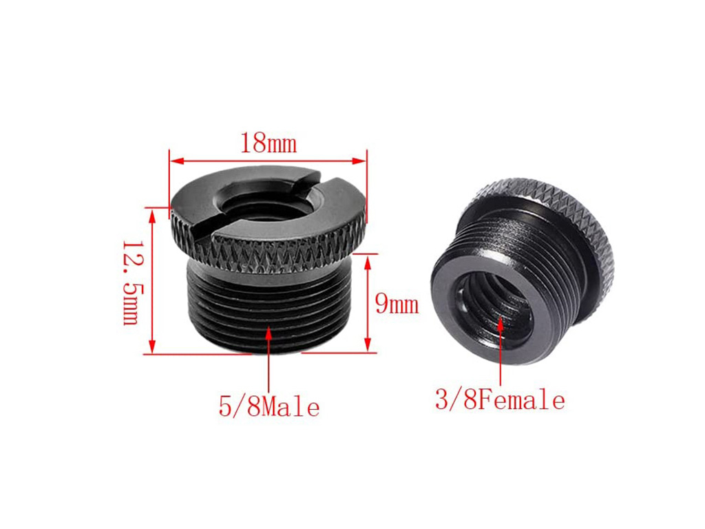 Arcury 3/8" Female to 5/8" Male Screw Adapter (SA-11)