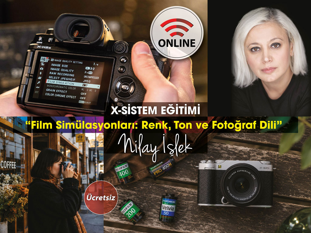 Fujifilm Fujifilm X Sistem Film Simülasyonları Online Eğitimi Bu eğitimin kontenjanı 140 kişidir. Şu an 134 kişilik yer kalmıştır.