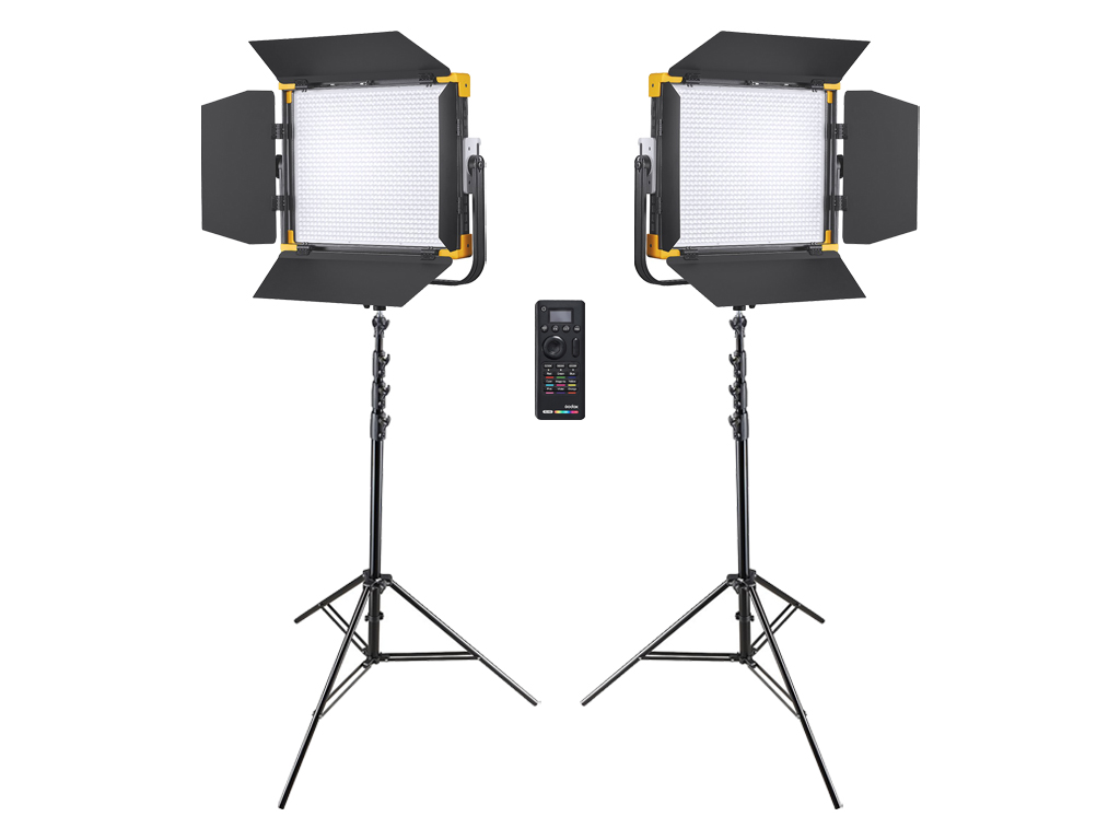 Godox LD150RS 2'li RGB LED Panel Işık Kiti