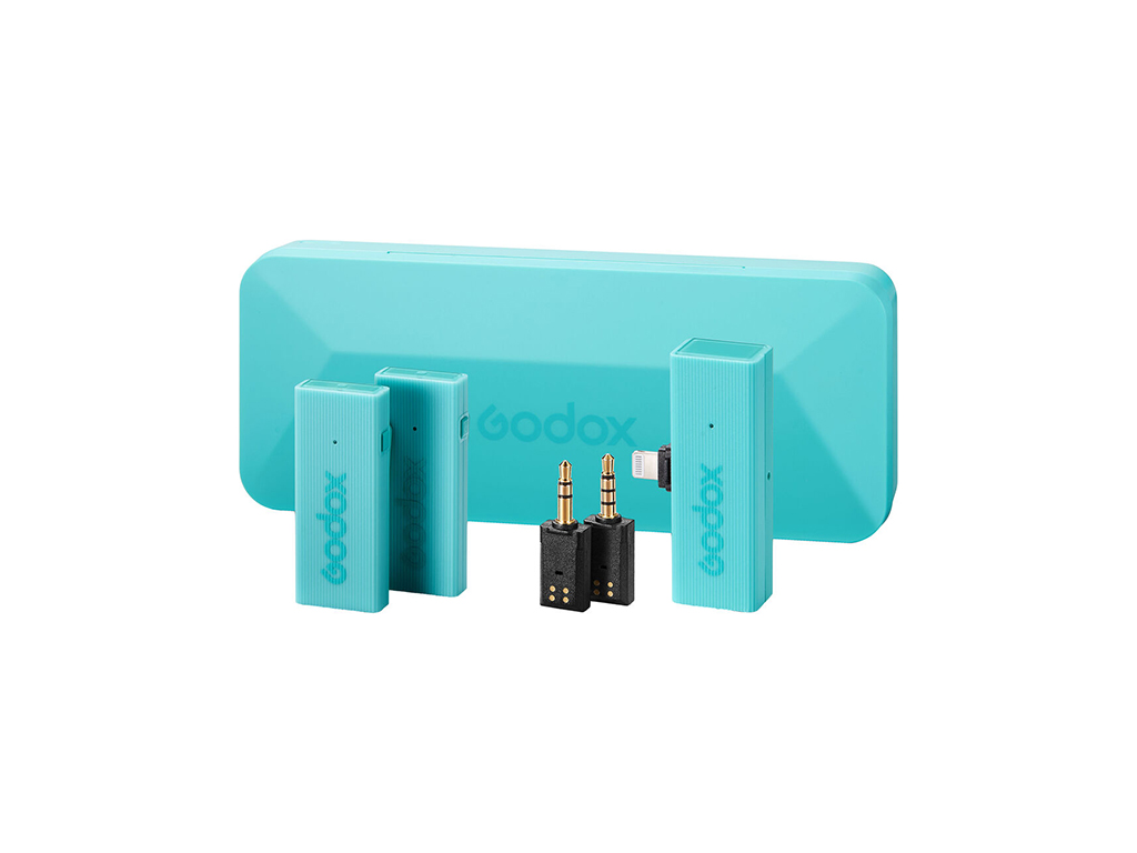 Godox MoveLink Mini Kablosuz Mikrofon Kit2 (Apple Uyumlu/Yeşil)
