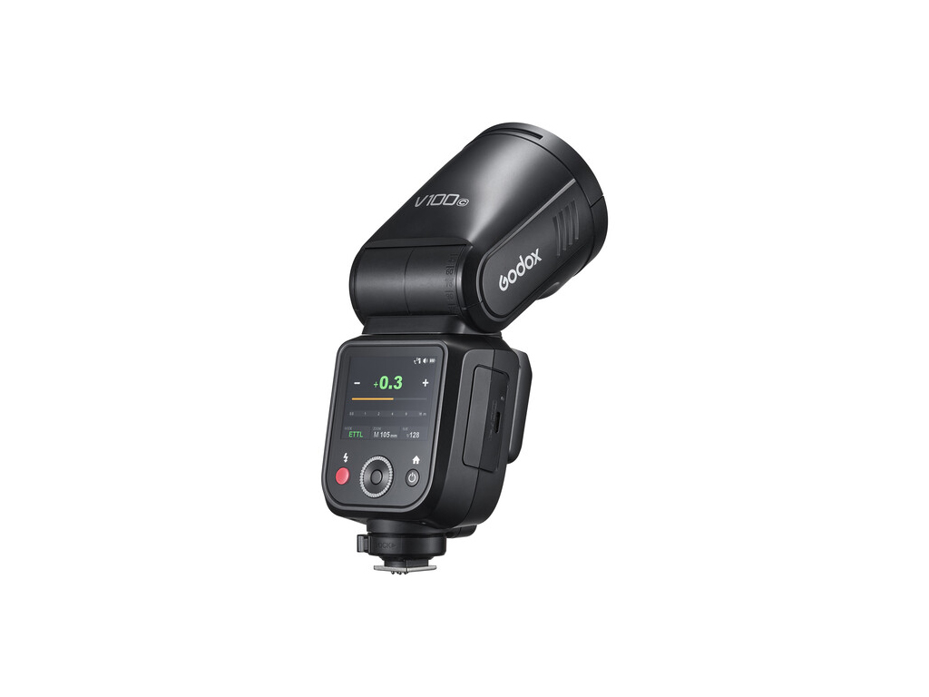 Godox V100 Canon Uyumlu Yuvarlak Kafa Flaş
