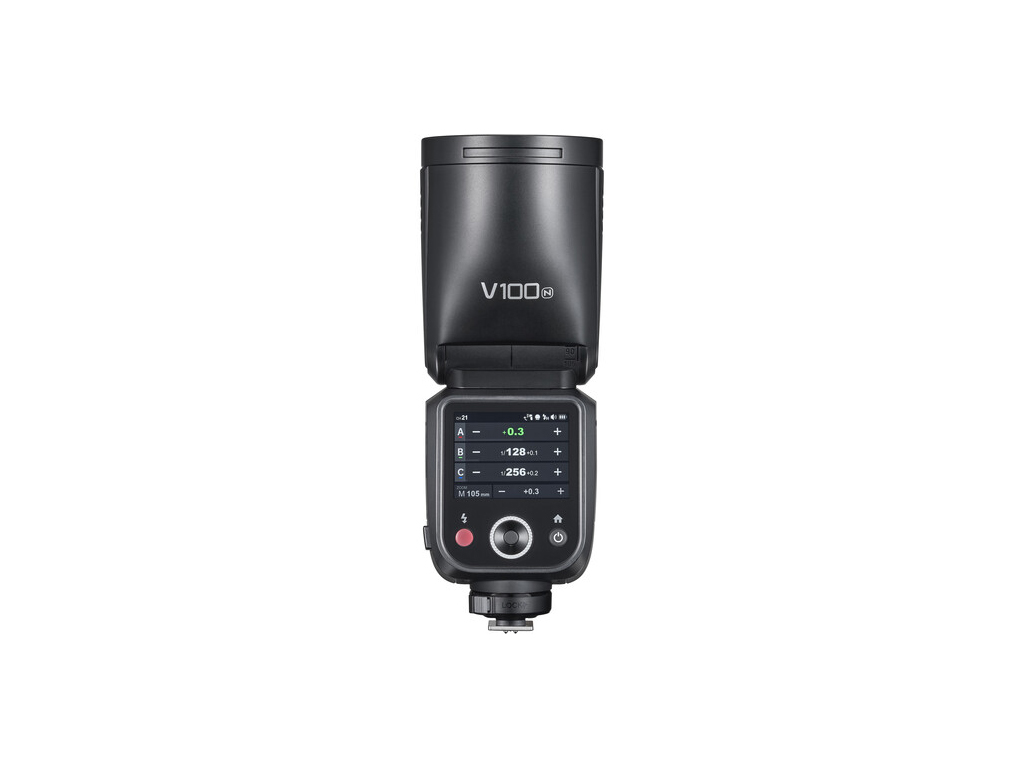 Godox V100 Nikon Uyumlu Yuvarlak Kafa Flaş
