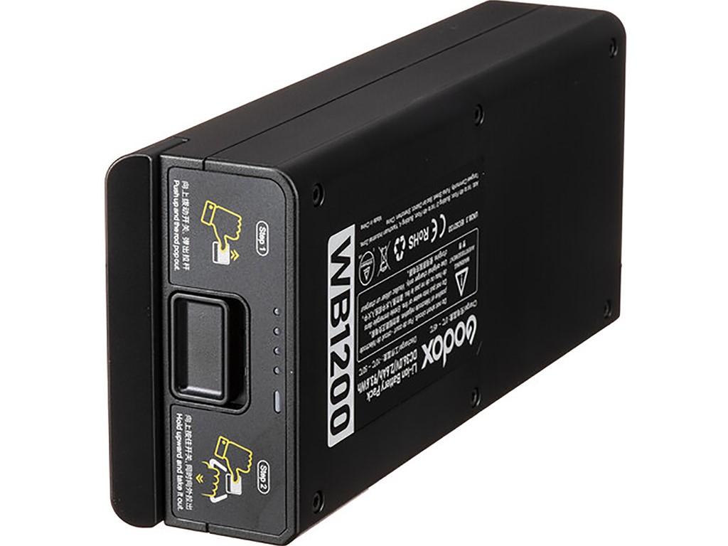 Godox WB1200 AD1200Pro İçin 2600mAh Batarya