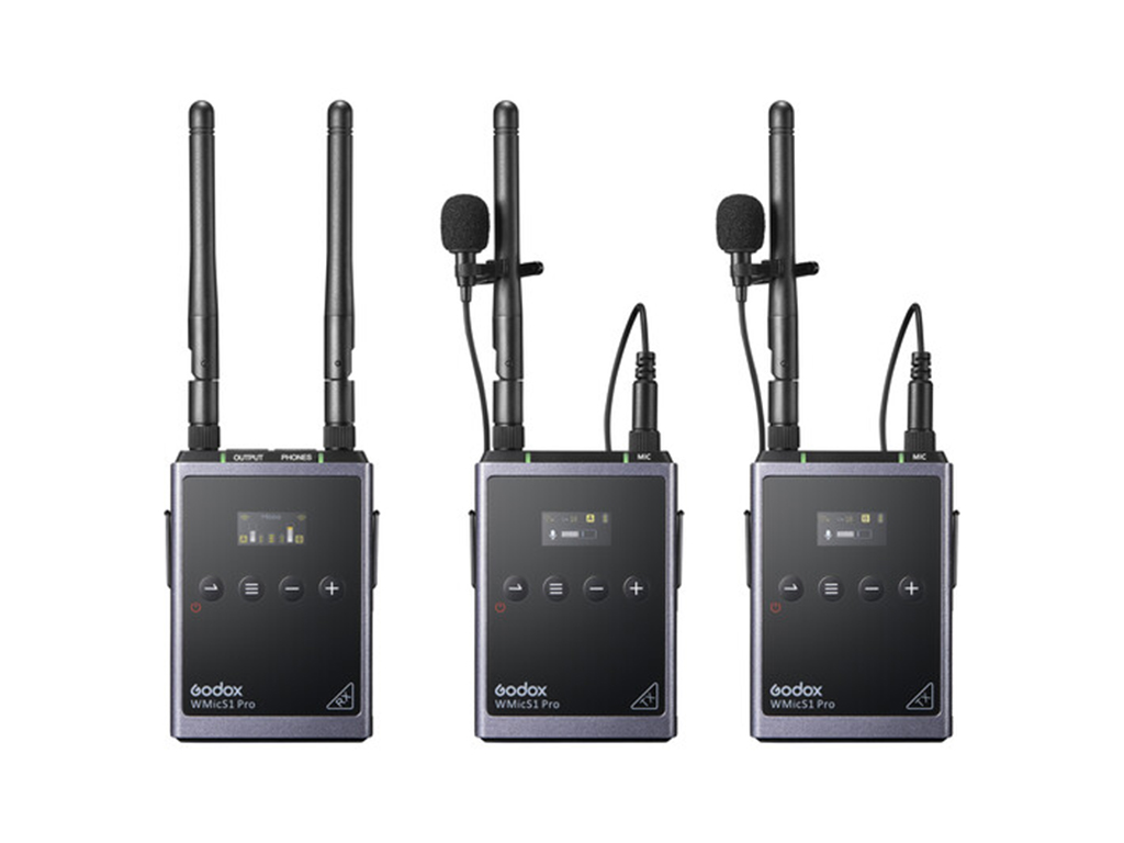 Godox WMicS1 Pro Kit2 Telsiz Mikrofon