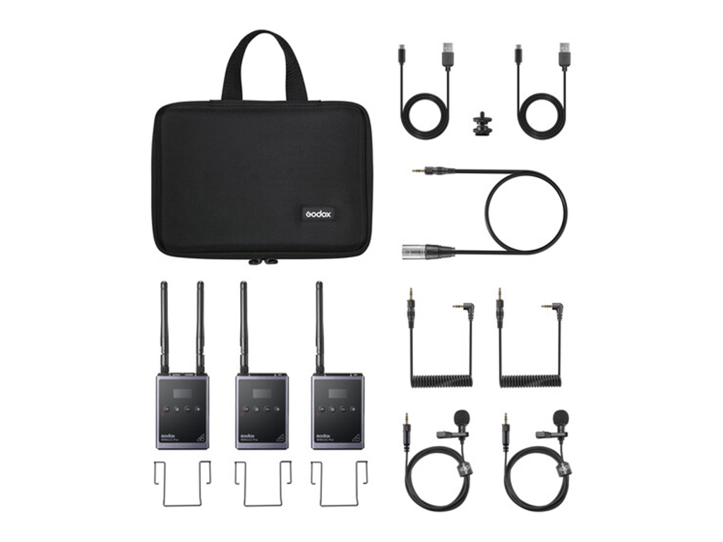 Godox WMicS1 Pro Kit2 Telsiz Mikrofon