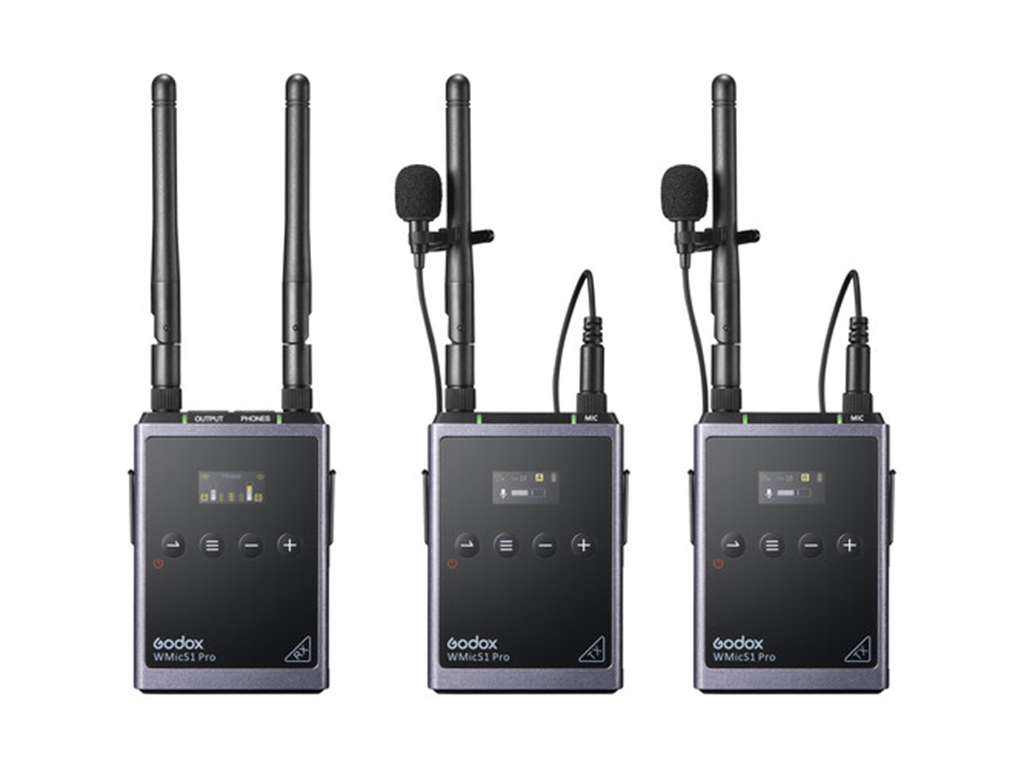 Godox WMicS1 Pro Kit2 Telsiz Mikrofon