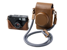 SmallRig 5218 Fujifilm X-Half Uyumlu Kahverengi Deri Kılıf Çanta ve Askı