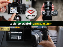 Fujifilm X Sistem Video Menüleri Eğitimi (Online) - Necati Öz