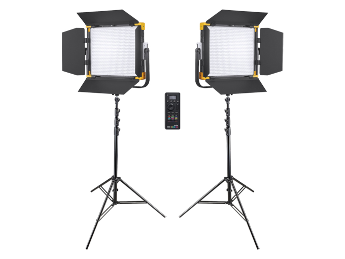 Godox LD75R 2'li RGB LED Panel Işık Kiti