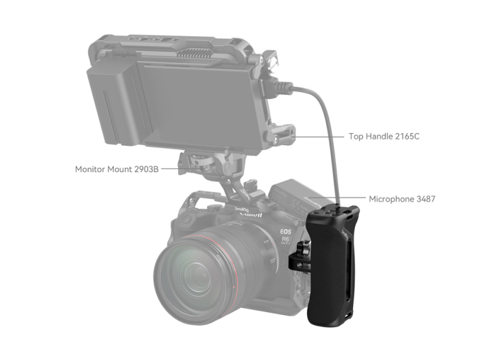 SmallRig 4015 Çift Taraflı Kullanılabilen Yan Tutma Kolu