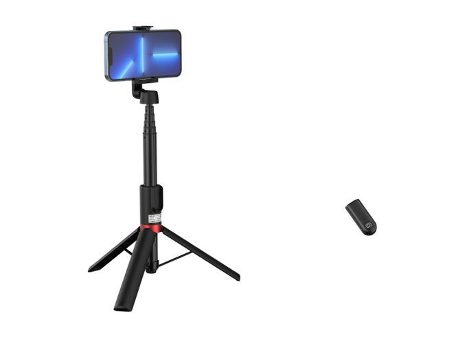 SmallRig 3636B ST20 Pro Kumandalı Selfie Çubuğu ve Tripod 30cm-130cm Yükseklik Ayarı