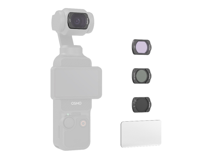 SmallRig 4776 Osmo Pocket 3 için Ekran Koruyucu CPL / ND Filtre  VND2-5 / ND16 / CPL / LPF Filtresi