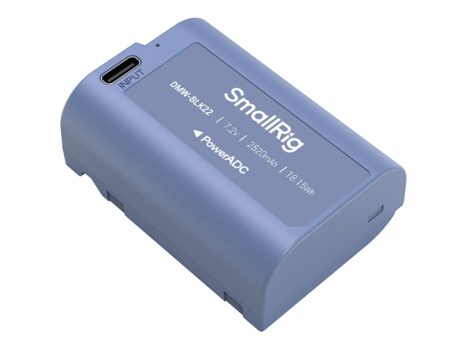 SmallRig 4906 Panasonic DMW-BLK22 USB-C Batarya 2520mAh