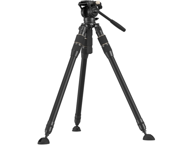 SmallRig 4643 CT195 FreeBlazer 5kg Taşıma Kapasiteli Karbon Fiber Video Tripodu 150cm Maksimum Uzunluk