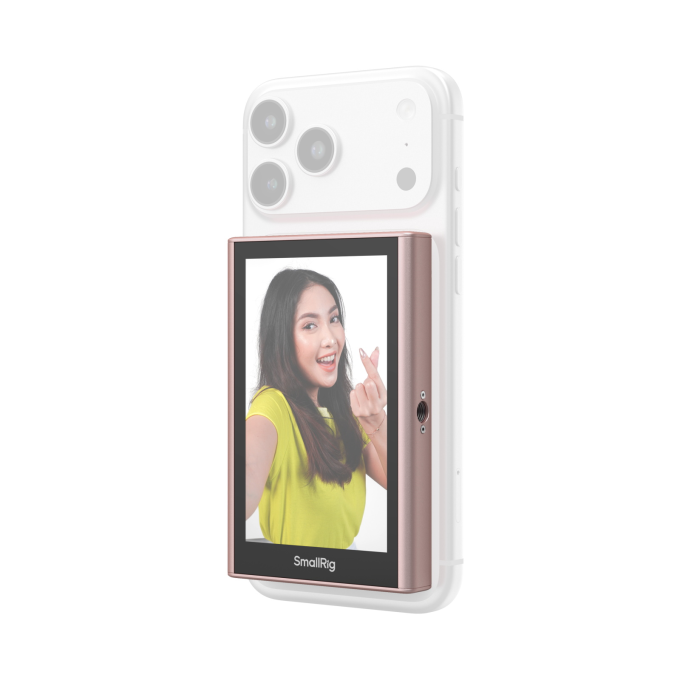 SmallRig 5746 Cep Telefonları ile Uyumlu Magsafe Kablosuz Selfie Monitörü iOS ve Android Uyumlu, 10 Metre Mesafe