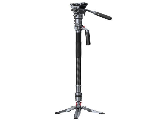 SmallRig 5565 Karbon Fiber Ayaklı 15kg Taşıma Kapasiteli Video Monopodu 175cm Maksimum Uzunluk