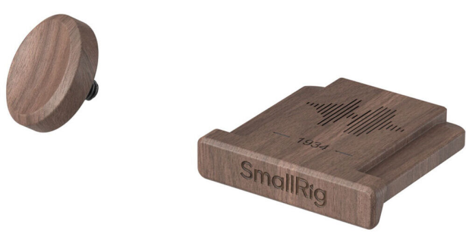 SmallRig 6239 Fujifilm için Ahşap Flaş Yuvası Kapağı ve Deklanşör Düğmesi - Ceviz Fujifilm X Serisi için