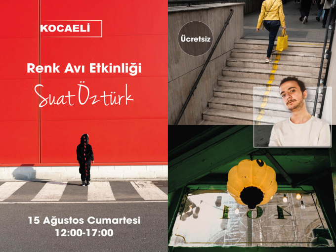 Fujifilm Renk Avı Etkinliği Bu etkinliğin kontenjanı 40 kişidir. Şu an 24 kişilik yer kalmıştır.
