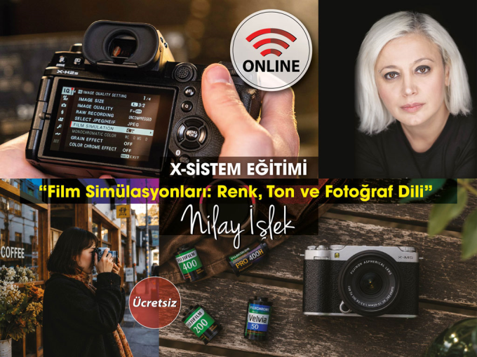 Fujifilm Fujifilm X Sistem Film Simülasyonları Online Eğitimi Bu eğitimin kontenjanı 140 kişidir. Şu an 134 kişilik yer kalmıştır.