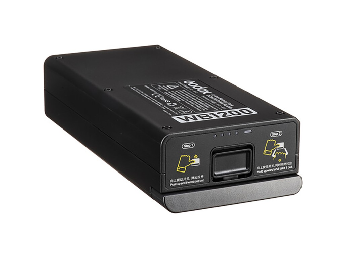 Godox WB1200 AD1200Pro İçin 2600mAh Batarya