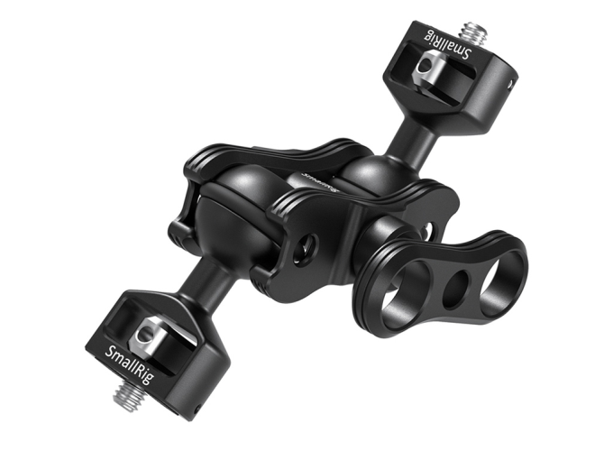 SmallRig 2070B 360 Derece Hareket Edebilen Çift Başlıklı Magic Arm 5kg Taşıma Kapasiteli