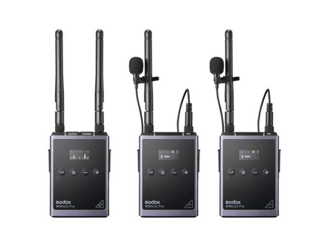 Godox WMicS1 Pro Kit2 Telsiz Mikrofon