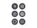 Godox GP-GS2 Gobo Set (MG1200Bi ile Uyumlu)