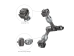 SmallRig 4490 H21 Hawklock Rosette Hızlı Çıkartılabilen Magic Arm