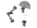 SmallRig 4490 H21 Hawklock Rosette Hızlı Çıkartılabilen Magic Arm