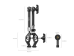 SmallRig 4454 Clamp Uçlu Çok Amaçlı Magic Arm Aksiyon Kamera Uyumlu