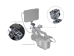 SmallRig 3873 Çift Başlıklı Ballhead Magic Arm