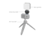 SmallRig 3809 Cold Shoe Yuvalı Monitör Tutucu Aparat