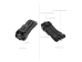 SmallRig 2837C VCT-14 Uyumlu Universal Omuz Pedi