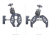 SmallRig 4102B 3.5kg Taşıma Kapasiteli Süper Clamp Aksiyon Kamera ile Uyumlu