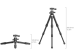 SmallRig 5026 Karbon Fiber 5kg Taşıma Kapasiteli Masaüstü Tripod