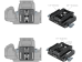 SmallRig 3357 Çift 15mm Çubuk Kelepçeli Evrensel Taban Plakası Baseplate