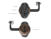 SmallRig 5237 Ahşap Yan Tutma Kolu 1/4"-20 Vidalı